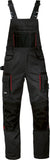 1 x RAW Customer Returns Uvex Tune-up Men s Long Work Pants with Knee Pockets, Black Active Red, 48 - RRP €90.74