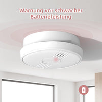 1 x RAW Customer Returns Putogesafe smoke detector, fire alarm with 10 years lifespan, smoke alarm fire detector with replaceable 1-year battery, photoelectric smoke detector, 10 pieces, 206C - RRP €89.99