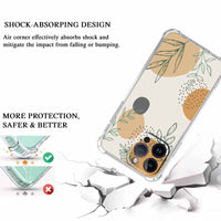 3 x Brand New Green Leaf Case for iPhone 14 Pro Max,Aesthetic Abstract Art Pattern Case for Man Women,Trendy TPU Full Cover Case for iPhone 14 Pro Max - RRP €99.78