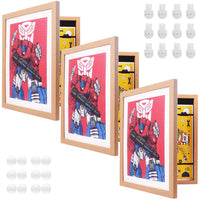 1 x Brand New Children s art frame front opening A4 fillable picture frame to open 35x29cm with 3 mats picture frame for works of art ideal for decoration children s drawings children s art projects school home or office - RRP €37.3