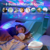 1 x RAW Customer Returns Galaxy projector, LOBKIN ceiling star projector for adults, children, 8 lighting modes, Bluetooth music playback, Timer off, star projector lamp controlled by remote control - RRP €26.48