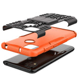 1 x Brand New JMstore Case Compatible with Xiaomi Redmi 9C Tempered Glass Protection,Armor Support Hybrid Case Cover Cases Orange  - RRP €19.2