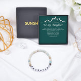 6 x Brand New SUNSH Women s Stone Quote Bracelet For Grandma Birthday Gifts Christmas Gifts Sweet Bracelets For Family - RRP €129.6