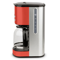 1 x RAW Customer Returns H.Koenig MG30 American Coffee Machine, plastic, Stainless Steel, Red - RRP €44.99