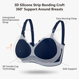 1 x RAW Customer Returns Dresime Nursing Bras, 3 Pieces Wireless Maternity Bra Ultra Comfort Pregnancy Bras for Women - RRP €45.99