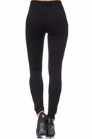 1 x RAW Customer Returns Elara Miss Anna Damen Stretch Hose Skinny Jegging Chunkyrayan A08 Black 42 XL  - RRP €27.18