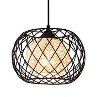 1 x RAW Customer Returns WOWEWA LED Retro Vintage Industrial Hanging Lamp Modern Pendant Light Black Metal Ceiling Light E27, Living Room for Indoor, Restaurant, Cafe, Bar, Kitchen, Children s Room - RRP €32.3