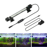 1 x RAW Customer Returns BELLALICHT LED Timer Aquarium Lighting - Aquarium Lamp White Blue Light with built-in Timer Dimmer, Dimmable 10 Brightness Levels IP67 Waterproof Light for Fish Tank Plant, L-19 - RRP €16.13