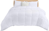 1 x RAW Customer Returns Utopia Bedding duvet 140 x 200 cm, all year round duvet 280 GSM filling, microfiber quilt white  - RRP €20.4