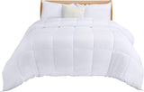 1 x RAW Customer Returns Utopia Bedding duvet 140 x 200 cm, all year round duvet 280 GSM filling, microfiber quilt white  - RRP €20.4