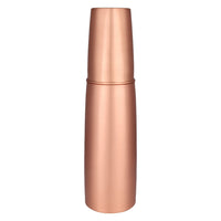 1 x RAW Customer Returns Zap Impex Pure Copper Water Bottle Leakproof Glass Bottle for Ayurvedic Health Benefits Spa Yoga Hiking 900ml - RRP €27.25