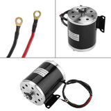 1 x RAW Customer Returns Permanent Magnet DC Motors, 500W DC 24V Reversible Electric Gear Motor High Speed Low Noise with Bracket for DIY Generator Electric Scooter E Bike Gokart - RRP €91.39