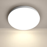 1 x RAW Customer Returns Matane LED ceiling light 18W, ceiling lamp flat round 4000K neutral white IP54 waterproof for modern bathroom, kitchen lamp, hallway, balcony, dining room, 22cm white - RRP €19.15