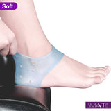 1 x RAW Customer Returns SMATIS Heel Spurs for Plantar Fasciitis, Pack of 4 Heel Pads for Heel Pain, Achilles Tendonitis, Bone Spurs, Aching Feet, Relieves Pain - RRP €12.11