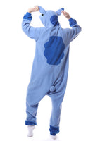 1 x RAW Customer Returns RANSUU Stitch Onesie Costume Relaxo Jumpsuit Adult Pajamas Women Men Animal Pajamas Christmas Carnival Halloween Blue L - RRP €29.24