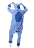 1 x RAW Customer Returns RANSUU Stitch Onesie Costume Relaxo Jumpsuit Adult Pajamas Women Men Animal Pajamas Christmas Carnival Halloween Blue L - RRP €29.24