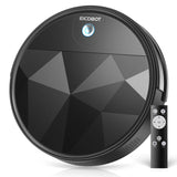 1 x RAW Customer Returns EICOBOT R20 vacuum robot, vacuum cleaner robot, anti-entanglement, slim robot vacuum cleaner, 130 min, 550ml dust container, suitable for animal hair, hard floor and low pile carpet, obsidian - RRP €88.51