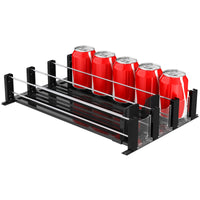 1 x RAW Customer Returns Lifewit Can Holder Refrigerator, Drinks Can Holder for Refrigerator, Can Organizer with Automatic Adjustment, Bottles, Beer Can Holder, for max. 15 Cans - RRP €25.33