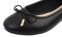 1 x RAW Customer Returns Feversole Women s Fashion Round Toe Ballet Flat, Round Toe Ballerina for Women - RRP €32.99