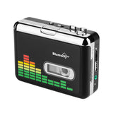 1 x RAW Customer Returns BlumWay USB Cassette to MP3 Converter, Portable Cassette Player Digital Cassette Converter Audio Music Player Cassette Converter with Headphones and Carrying Case PC000249  - RRP €32.99