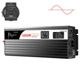 1 x RAW Customer Returns 3000W inverter 48V to 230v pure sine wave LCD with remote control double digital display DC to AC 230V 50Hz DC48V range 40V-60V 3000W  - RRP €269.0