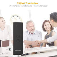 1 x RAW Customer Returns Al Translator Intelligent Language Device Translate, Two Way Voice Translator No WiFi Required, Real Time Pocket Translator Offline Bluetooth APP Pair for Learning, Travel, Business - RRP €35.78