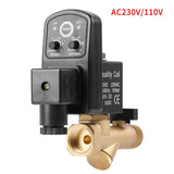 1 x RAW Customer Returns Automatic Timed Water Potion Direct Acting Drain Valve G1 2 DN15 Electronic Timed Drain Valve for Air Compressor Condensate Management AC230V  - RRP €24.0