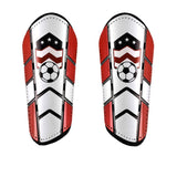 9 x Brand New CybGene Shin Guards Soccer for Kids Men Women, Shin Guards for Child Youth Adult Football Equipment Adjustable Straps Breathing Holes Red M - RRP €151.2