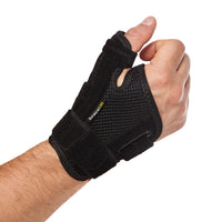 1 x RAW Customer Returns BraceUP Thumb Brace Left and Right - Thumb Splint, Thumb Orthosis, Orthosis Thumb Saddle Joint for Men and Women Black , for Arthritis - RRP €13.33