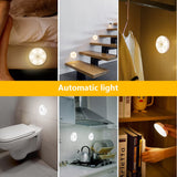 1 x RAW Customer Returns Vicloon Night Light, 6PCS LED Lights with Motion Sensor, Adhesive LED Light for Closets, USB Rechargeable Closet Light, Children s Night Light for Stairs, Hallways, Kitchens, Closets - RRP €16.78