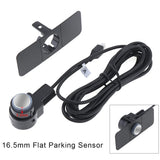 1 x RAW Customer Returns Car Reversing Radar System Premium Quality 4 Parking Sensors Car Reversing Radar System with Wings Silver  - RRP €23.96