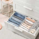 1 x Brand New Pack of 3 drawer organizers, underwear organizer, foldable organizer drawer, drawer organization system, gray wardrobe organizer, closet organizer wardrobe for jeans, pants, shirt - RRP €20.4