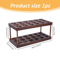 1 x RAW Customer Returns SUPERFINDINGS Wooden Egg Container Rack With 36 Holes Egg Storage Rack 2 Tier Wooden Egg Tray For Egg Container Egg Holder Egg Tray Organizer - RRP €30.29