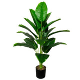 1 x RAW Customer Returns AIVORIUY artificial plants like real Areca palm artificial plant in pot large fake artificial tree for indoor and outdoor use living room bedroom office decoration 80cm green banana  - RRP €23.99