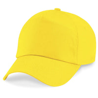 1 x RAW Customer Returns Beechfield Junior Original 5 Panel Cap, Yellow - RRP €27.6