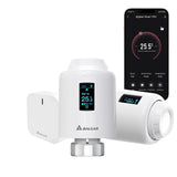 1 x RAW Customer Returns SALCAR Smart Radiator Thermostat Set Compatible Amazon Alexa Google Assistant Programmable Thermostat with OLED Display Tuya ZigBee Smart Radiator - RRP €92.76