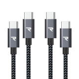 1 x RAW Customer Returns RAMPOW USB C to USB C cable 100W 2 pieces, 1 m  - RRP €26.4