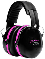 1 x RAW Customer Returns ACE Mute Earmuff - Noise Canceling Headphones for Work and Sport Shooting - EN 352-1 - Pink - RRP €17.96