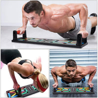 1 x RAW Customer Returns ROMIX Push Up Board, 12 in 1 Multifunctional Portable Push-up Board, Push-up Stand, Muscle Board Rack Strength Training Fitness Equipment Push Up Rack for Home Gym Exercise Bodybuilding Workout - RRP €25.99