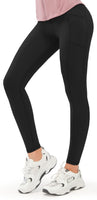 5 x Brand New JOYSPELS women s thermal leggings, warm thermal leggings with fleece, winter lined leggings, roughened inside, black, XL - RRP €134.9