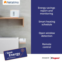 1 x RAW Customer Returns Netatmo Connected and intelligent thermostat for single boilers, NTH01-FR-EC - RRP €190.18