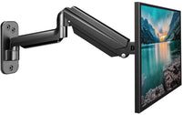 1 x RAW Customer Returns suptek monitor wall mount for 13-32 inch LED LCD TV screens up to 9 kg, monitor mount with fully adjustable gas spring, height adjustable, tiltable, swiveling and rotating, VESA 75 100 - RRP €29.99