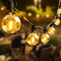 1 x RAW Customer Returns WOWDSGN 30 6 pcs G40 light bulbs outdoor fairy lights, LED light bulbs fairy lights for indoor and outdoor use, mains operated, waterproof, no fiddles, ideal for Christmas decorations, weddings, parties etc. - RRP €30.99