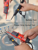 1 x RAW Customer Returns UNI-T UT18C Autoranging Continuous Voltage Tester with Phase Rotation, Polarity Indication, RCD, Self Test and No Battery Detection - RRP €56.99