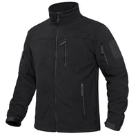 1 x RAW Customer Returns KEFITEVD Men s Military Jacket Heavyweight Polar Fleece Jacket Warm Winter Jackets for Men Windproof Stand Collar Sherpa Jackets - RRP €54.43