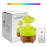 3 x Brand New Humidifier Raindrop, 230 ml, 20 dB Rain Cloud Humidifier with 7 Colors, LED Lights Aroma Diffuser, Nano Mist Rain Mushroom Lamp for Children s Room, Bedroom, Home, Office Green  - RRP €72.0