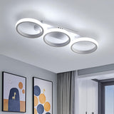 1 x RAW Customer Returns LED ceiling light, 32W modern LED ceiling light, minimalist design LED ceiling light round for bedroom, living room, dining room, hallway, cold white light, 6500K - RRP €31.73