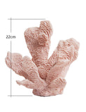 1 x RAW Customer Returns HAUCOZE Coral Figure Sculpture Modern Decorative Gift Sea Statue Indoor Living Room Art Resin Home Decoration 22cm - RRP €55.06