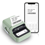 1 x RAW Customer Returns YuLinca Smart Label Maker B21 with 230 Labels Bluetooth Thermal Price Barcode Label Printer Mailing Address Label Machine Compatible with Android and iOS Green  - RRP €68.32