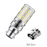 1 x RAW Customer Returns Yiun B22 LED Corn Bulbs 12W, 100W Incandescent Equivalent, 1200lm, White 6000K LED Chandelier Bulbs, Decorative Candlestick B22, Non-Dimmable LED Lamp, 4 Pack - RRP €14.99